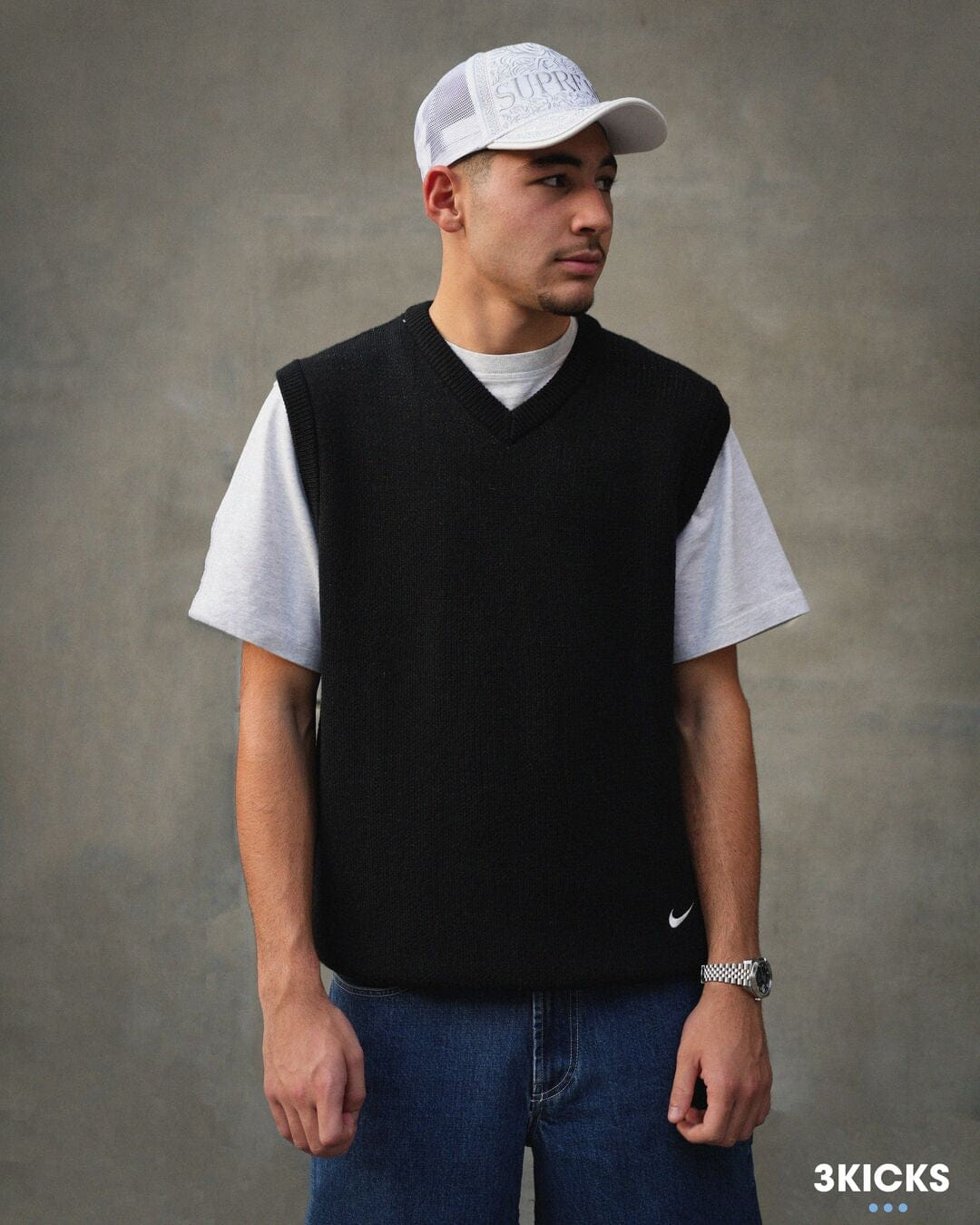 Supreme x Nike Sweater Vest 'Black'