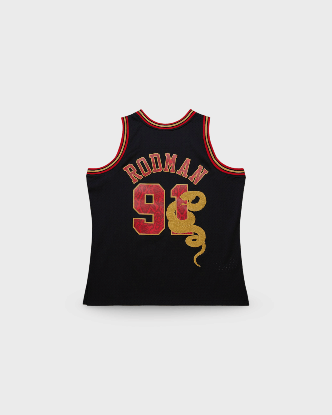 Mitchell & Ness Dennis Rodman Black Chicago Bulls Chinese New Year 1997/98 Swingman Jersey