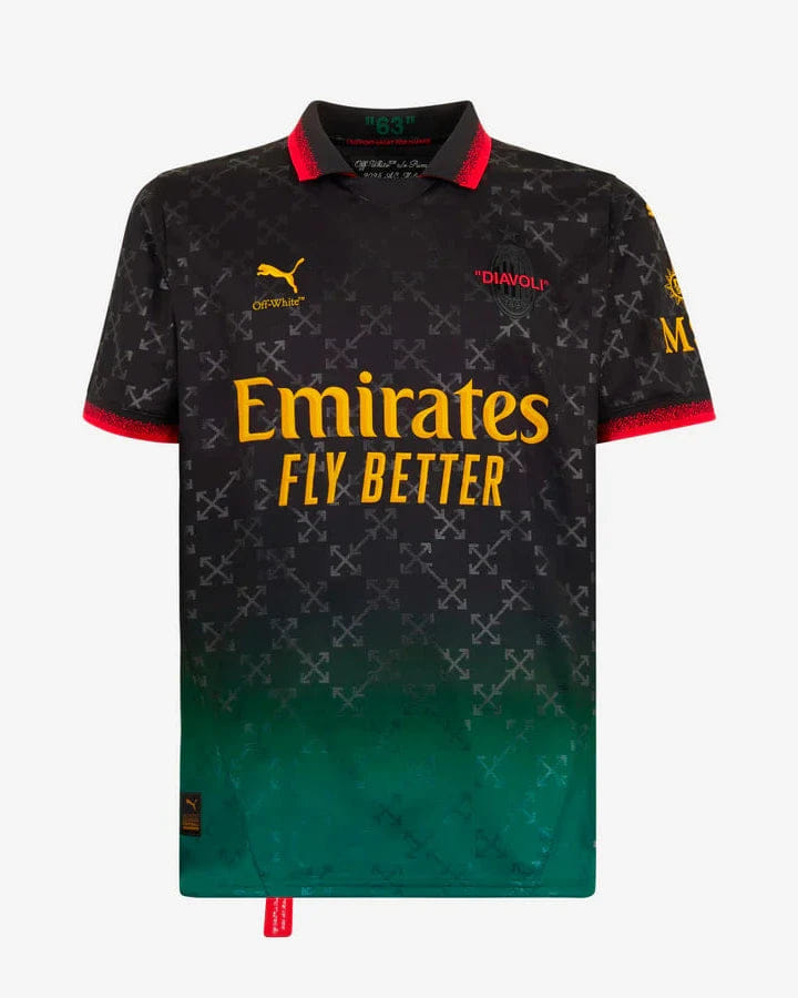 Puma x Off-White Puma X AC Milan X Off-White™ 2024/25 Jersey Black