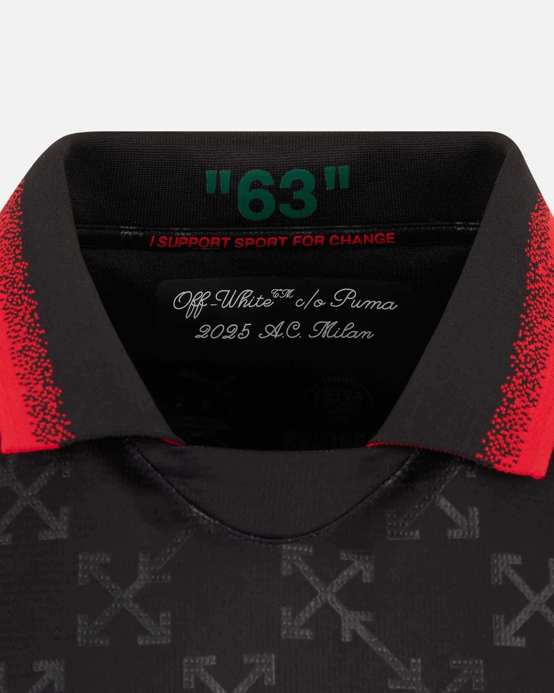 Puma x Off-White Puma X AC Milan X Off-White™ 2024/25 Jersey Black