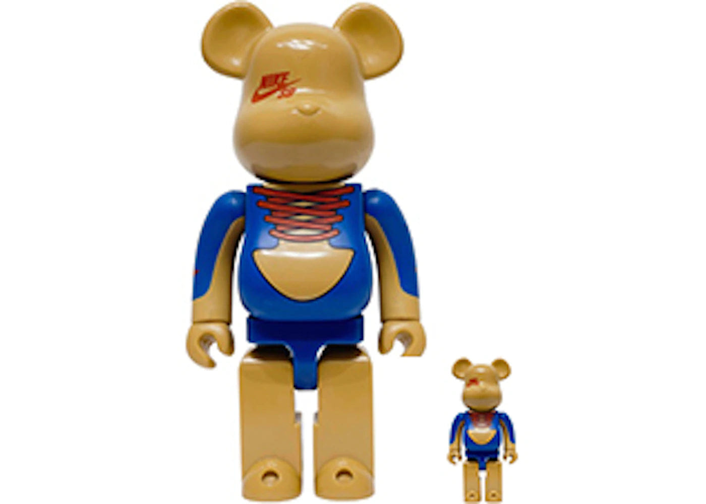 Bearbrick Nike SB 100% & 400% Set Bearbrick Blue/Brown