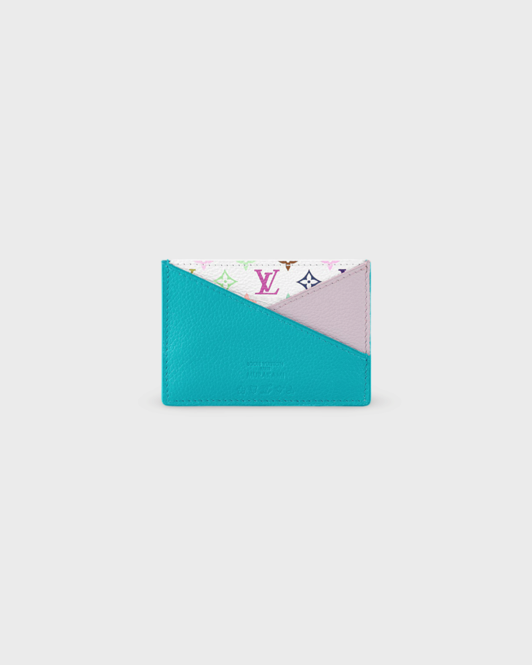 Louis Vuitton x Takashi Murakami Criss-Cross Card Holder Kabira Blue