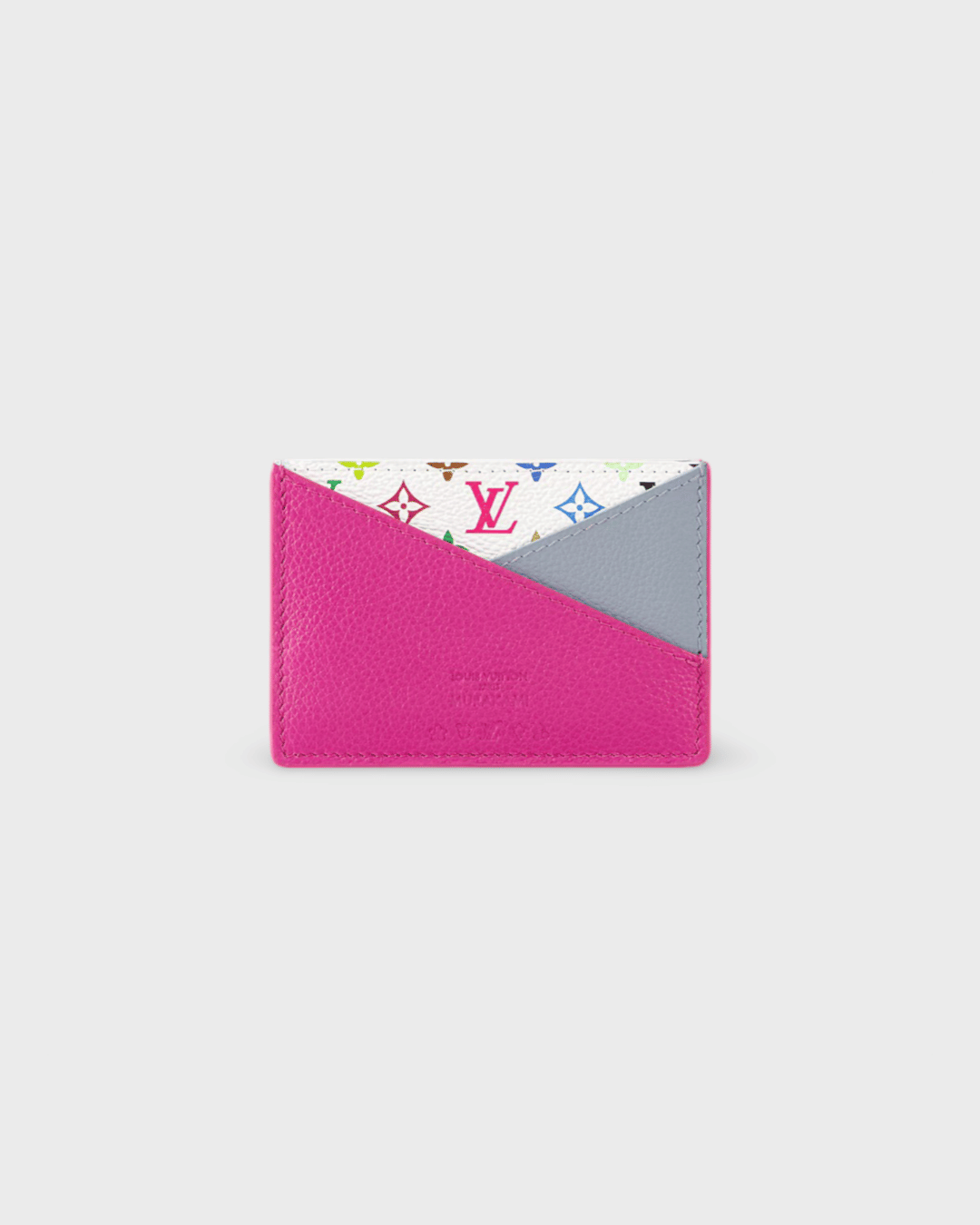 Louis Vuitton x Takashi Murakami Criss-Cross Card Holder Kawaii Pink