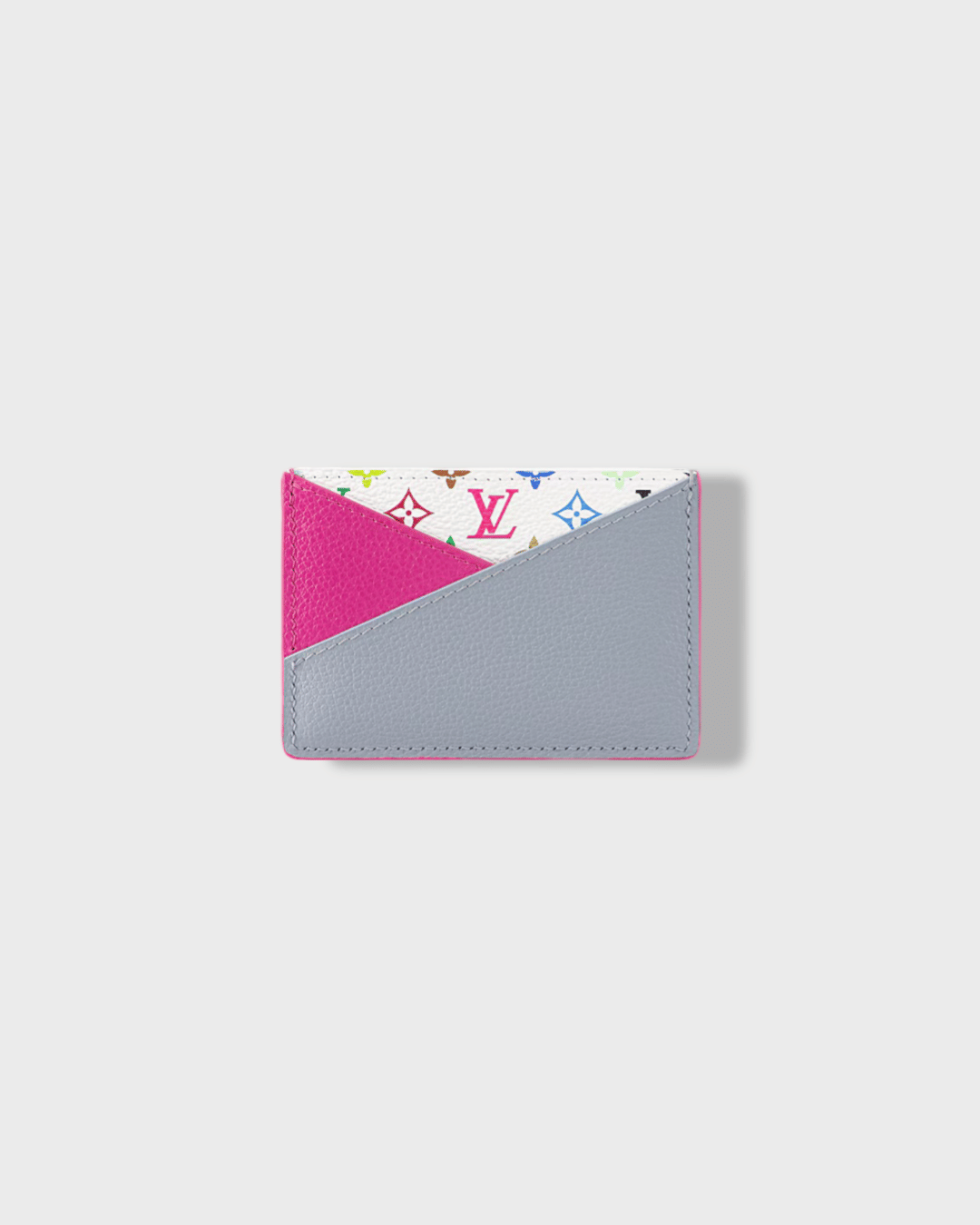 Louis Vuitton x Takashi Murakami Criss-Cross Card Holder Kawaii Pink