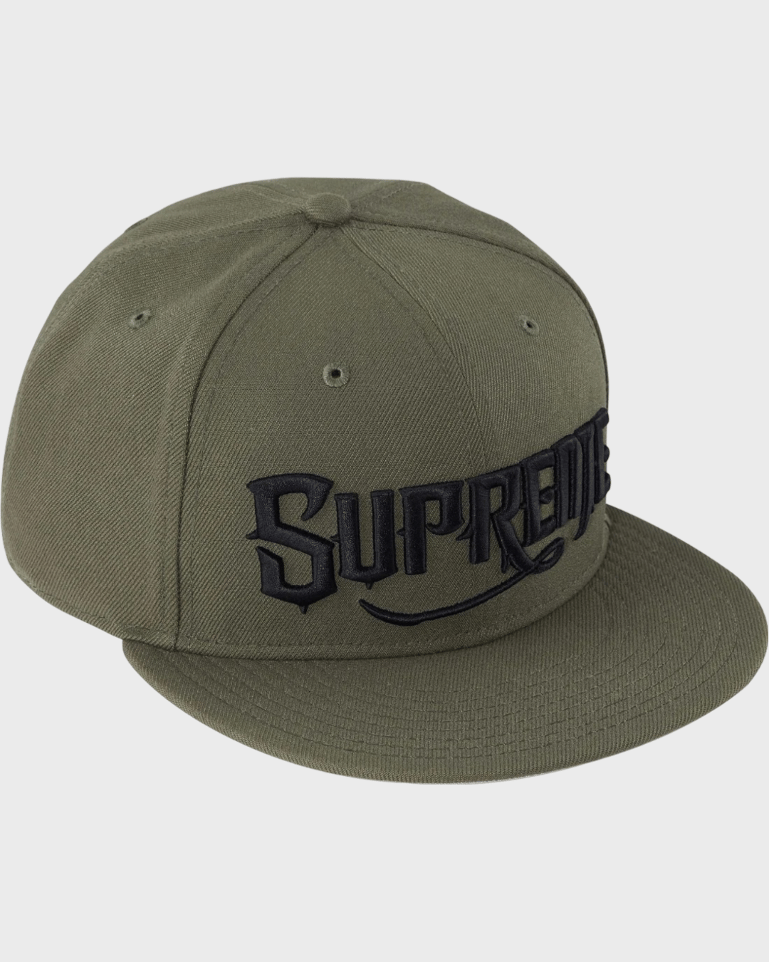 Supreme Mister Cartoon New Era Hat Olive