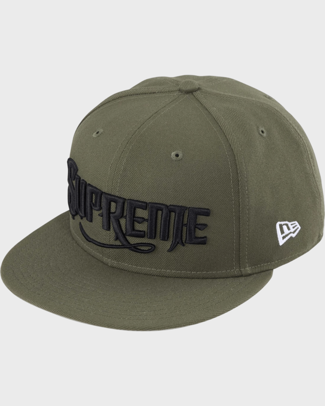 Supreme Mister Cartoon New Era Hat Olive