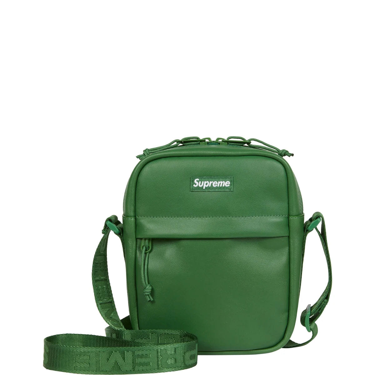 Supreme Leather Shoulder Bag Green