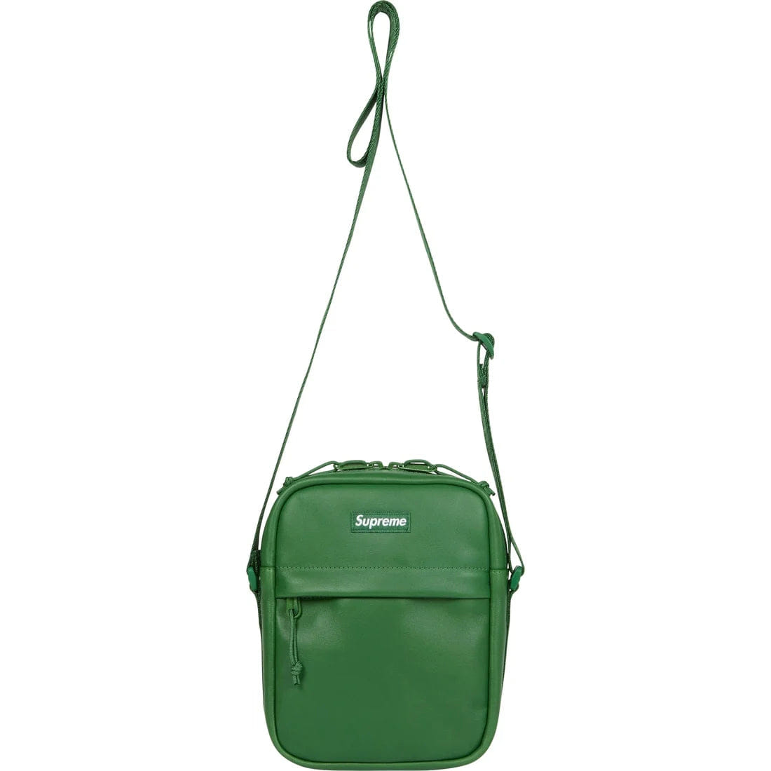 Supreme Leather Shoulder Bag Green