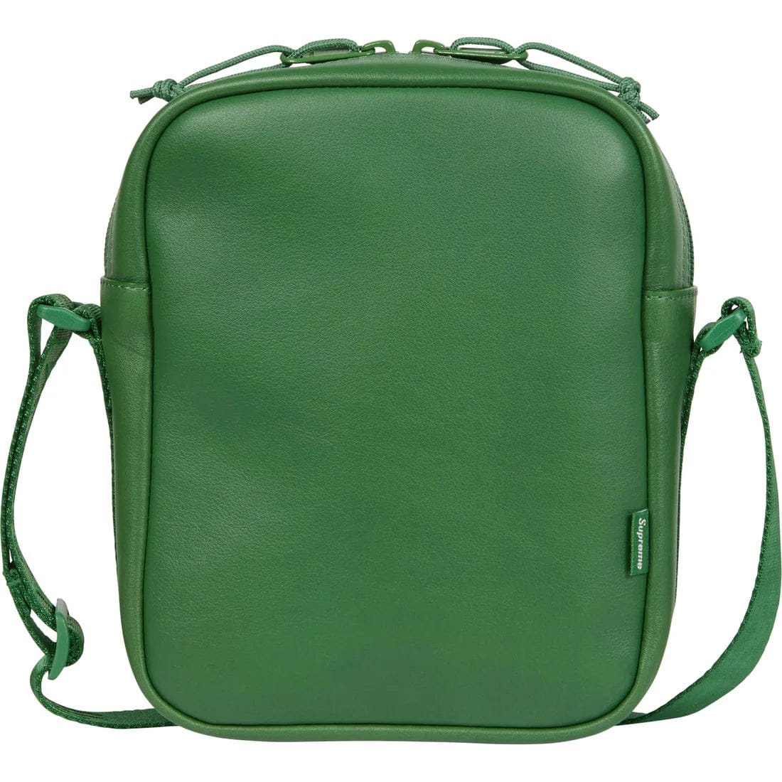 Supreme Leather Shoulder Bag Green
