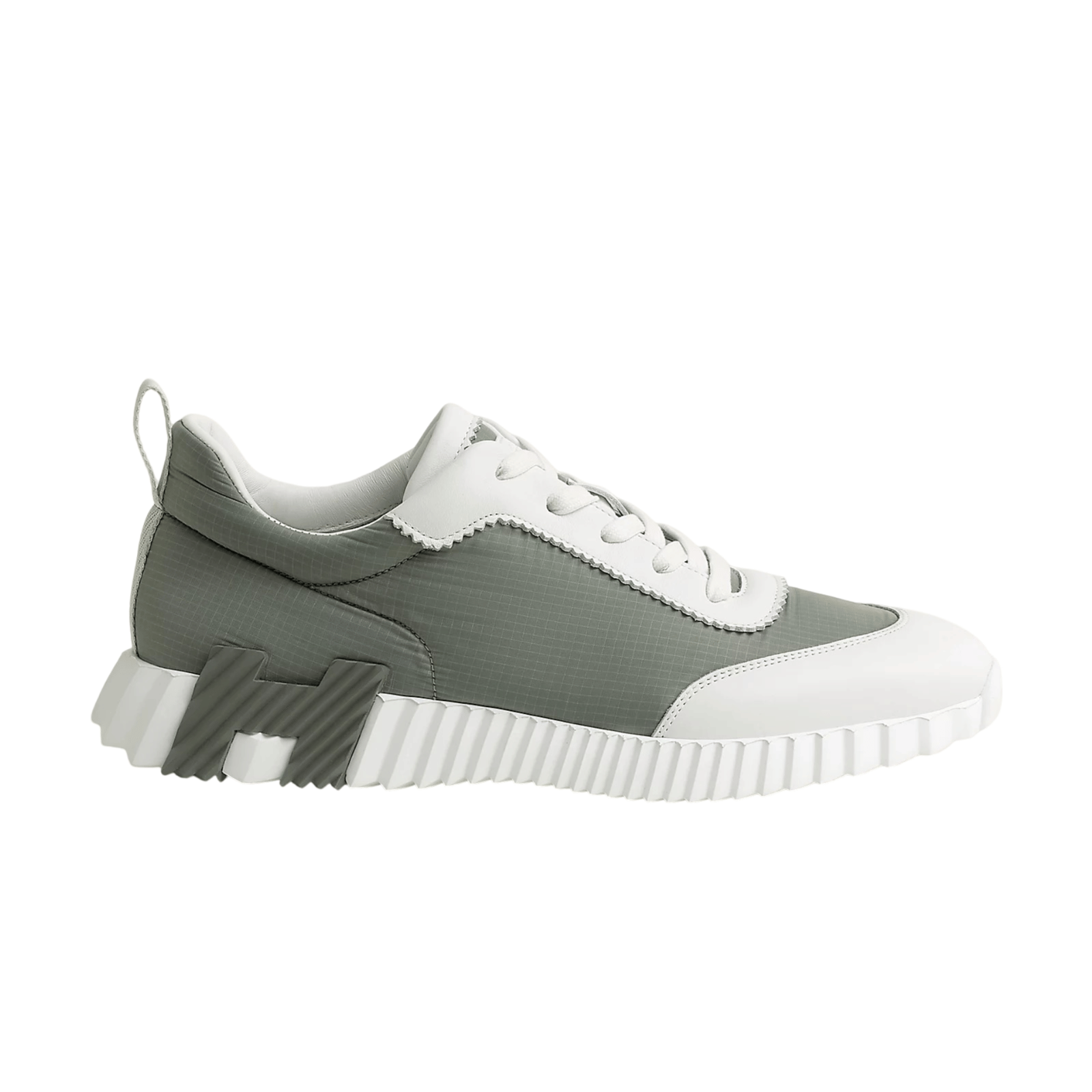 Hermes Bouncing Sneakers Étoupe / Blanc