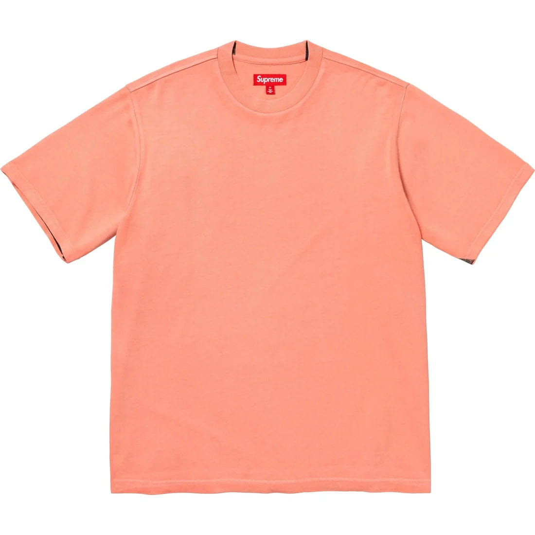 Supreme Discharge S S Top T shirt Coral