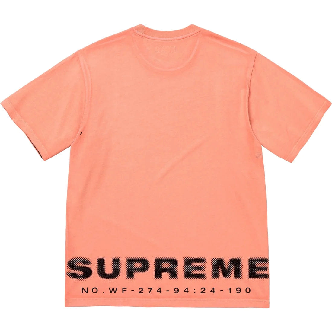 Supreme Discharge S S Top T shirt Coral