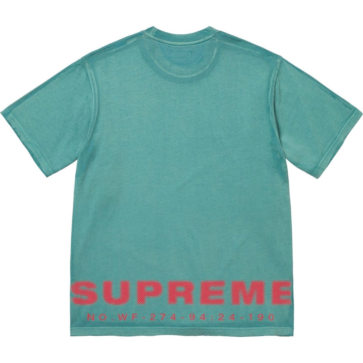Supreme Discharge S S Top T shirt Teal