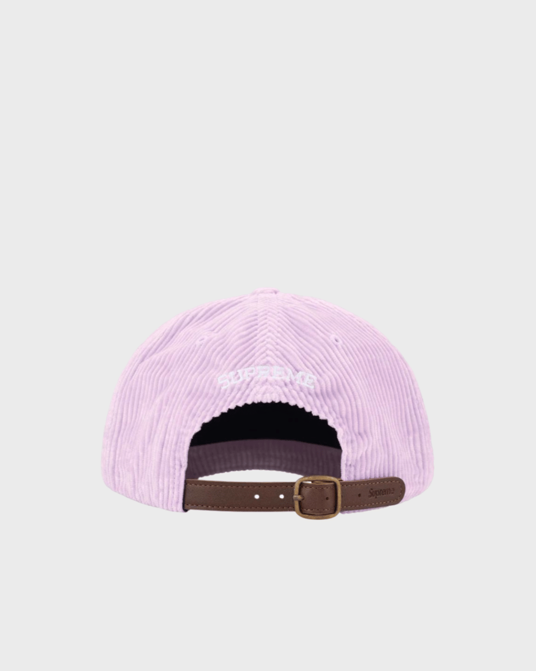 Supreme Corduroy S Logo 6-Panel Cap Light Purple
