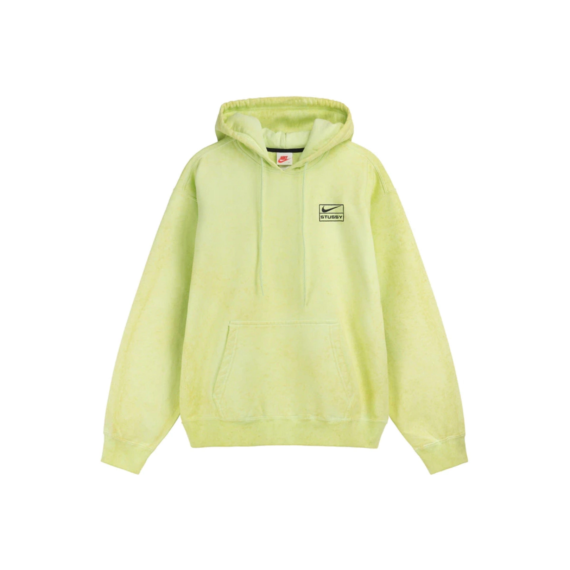 Nike x Stussy Stussy x Nike Washed Hoodie - Volt