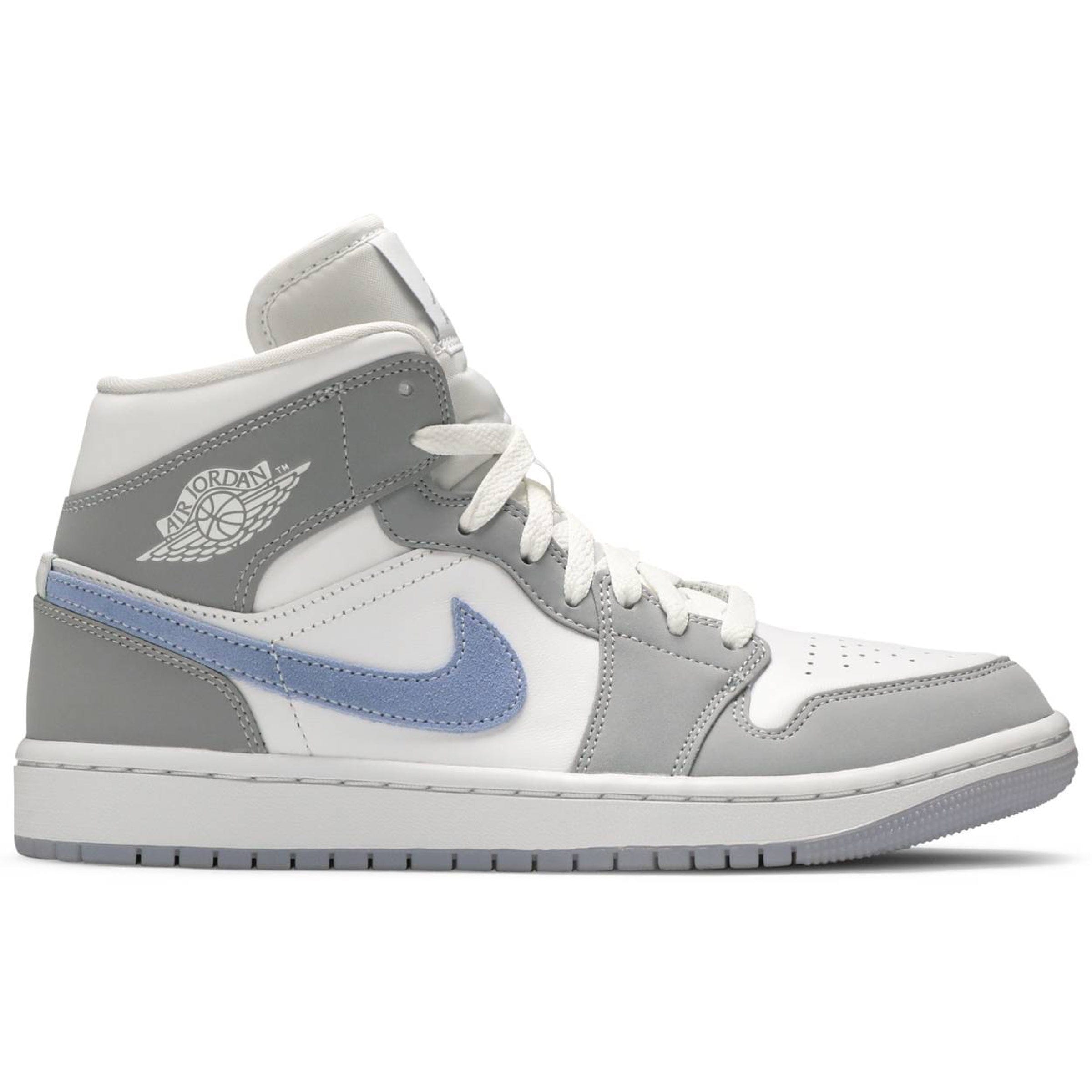 Nike Air Jordan 1 Mid 'Wolf Grey' (Women's)