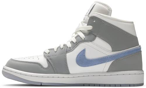 Nike Air Jordan 1 Mid 'Wolf Grey' (Women's)