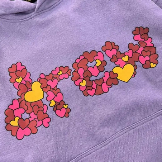 Drew House Love Hoodie Lavender