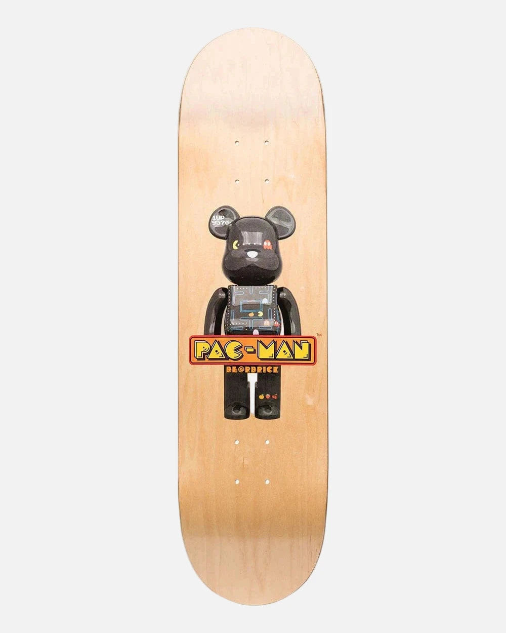 Bearbrick Medicom Toy x Pacman Wood Skateboard
