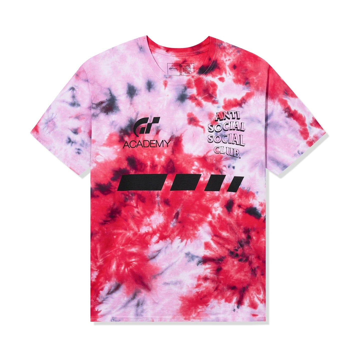 Anti Social SOcial Club X Gran Turismo Tie-Dye T-shirt Red