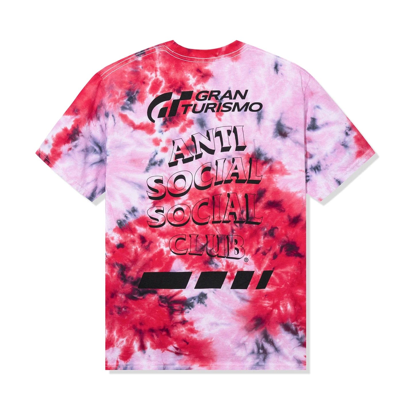 Anti Social SOcial Club X Gran Turismo Tie-Dye T-shirt Red