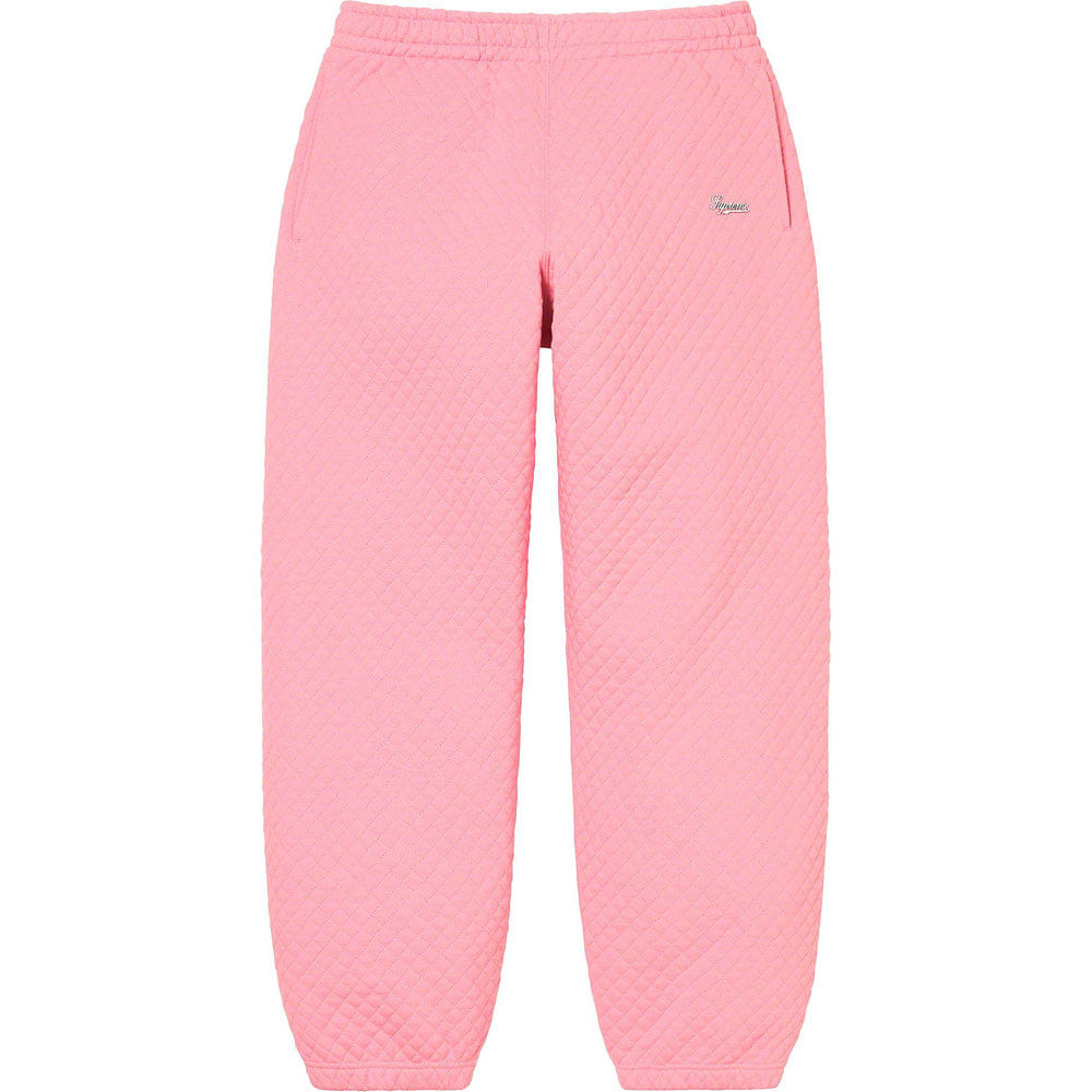 Supreme Micro Quilted Sweatpant (Pink)