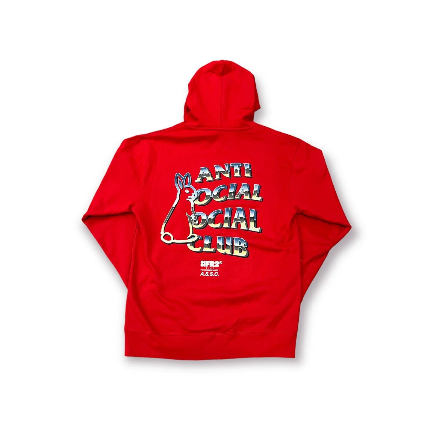 Anti Social Social Club X FR2 Magnetism Hoodie Red