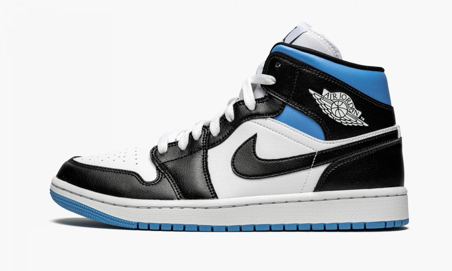 Air Jordan 1 Mid Royal Black And Blue (WMNS)