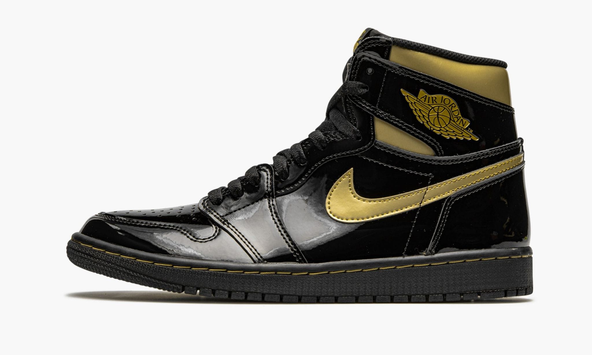 Air Jordan 1 High Metallic Gold
