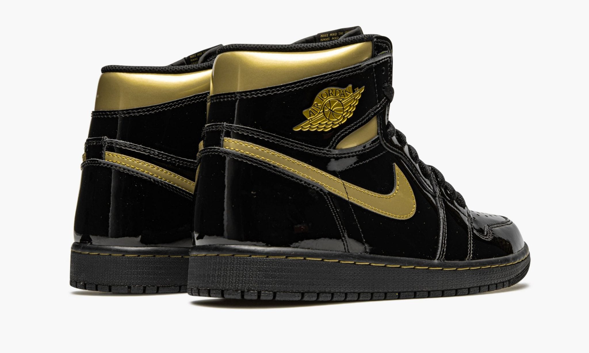 Air Jordan 1 High Metallic Gold