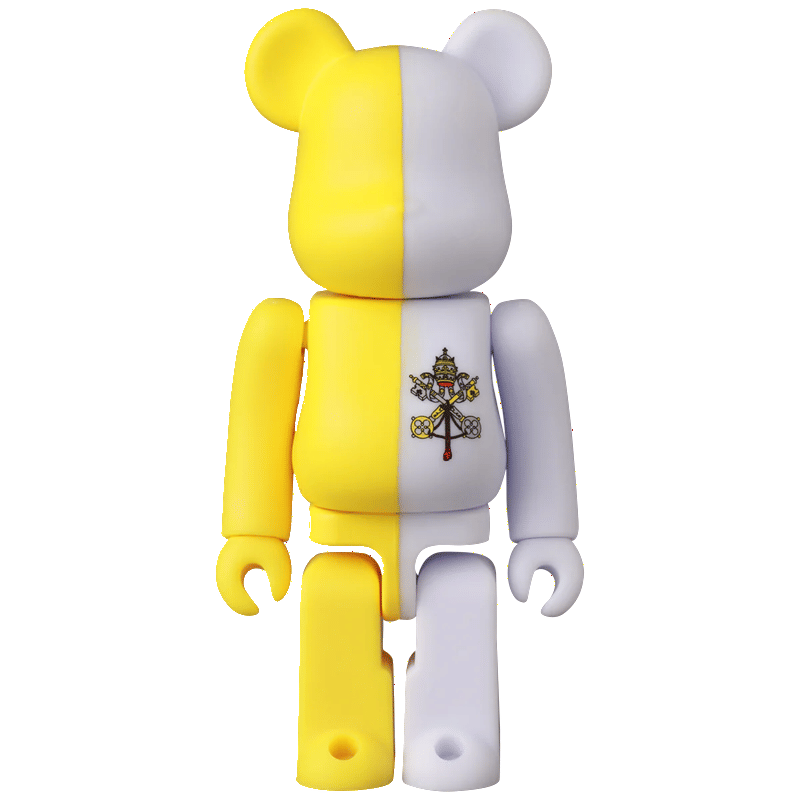 PSL Vatican (Flag) - Bearbrick Series 51 by Medicom