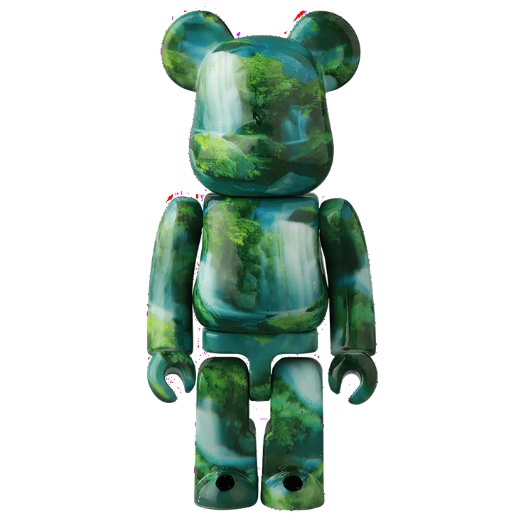 PSL Waterfalls Pattern - Bearbrick Series 50 by Medicom