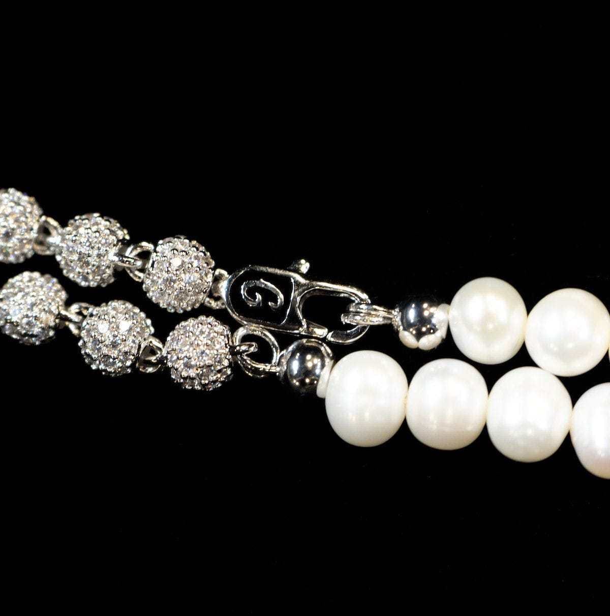 GLD PROMO - WOMEN Iced Pearl Necklace