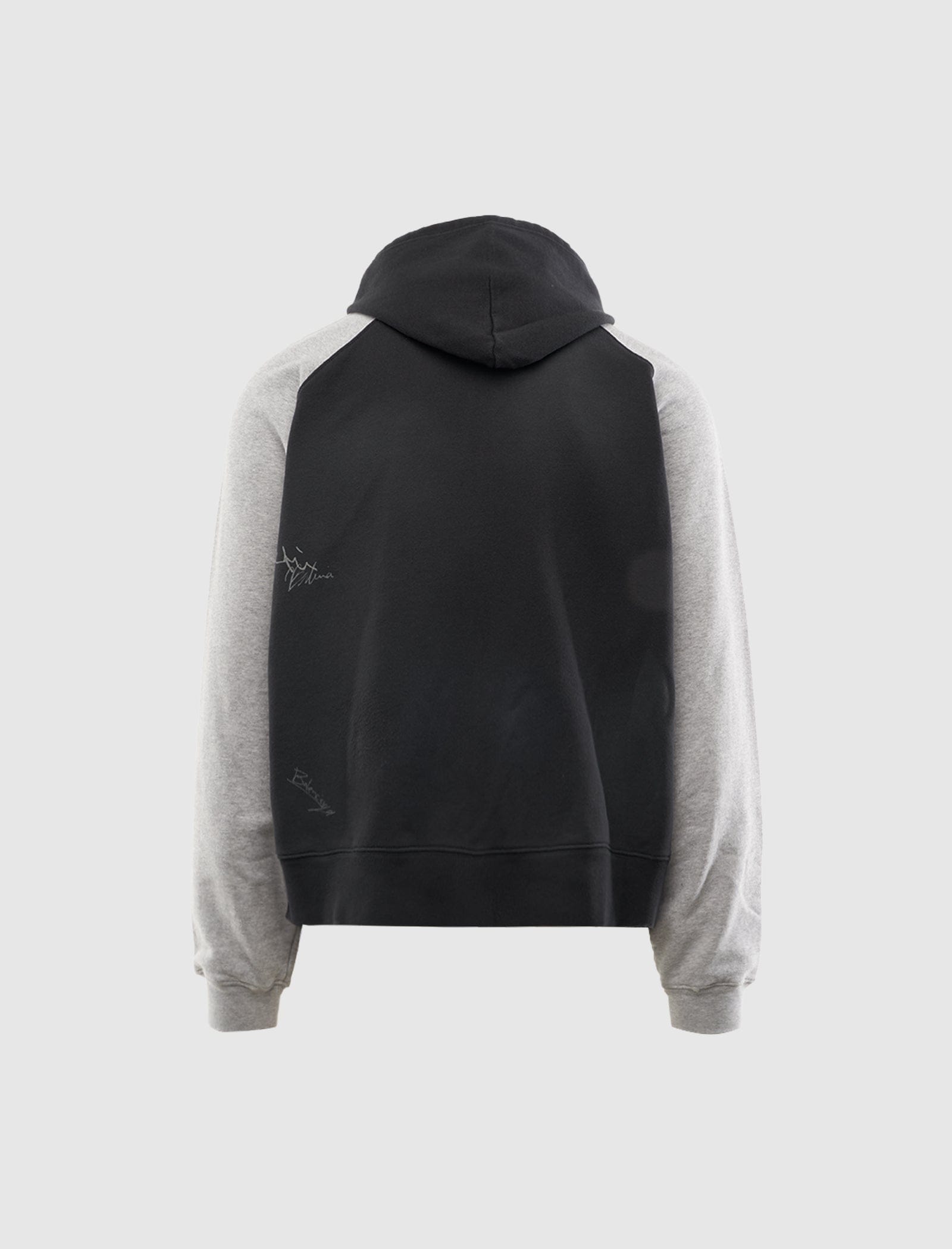 Balenciaga BANANA RAGLAN OVERSIZED ZIP-UP HOODIE