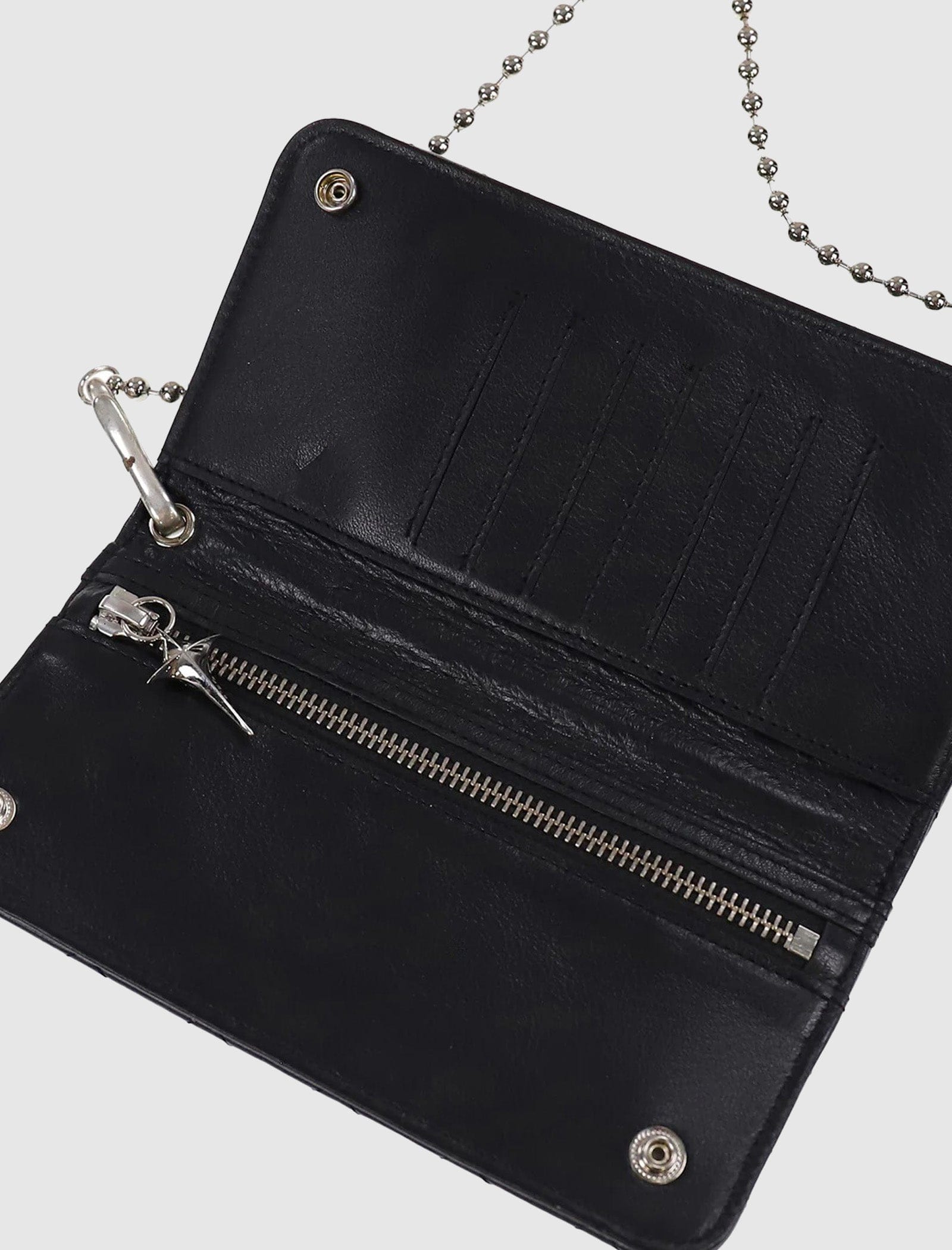 THUG CLUB QUILTED LONG WALLET