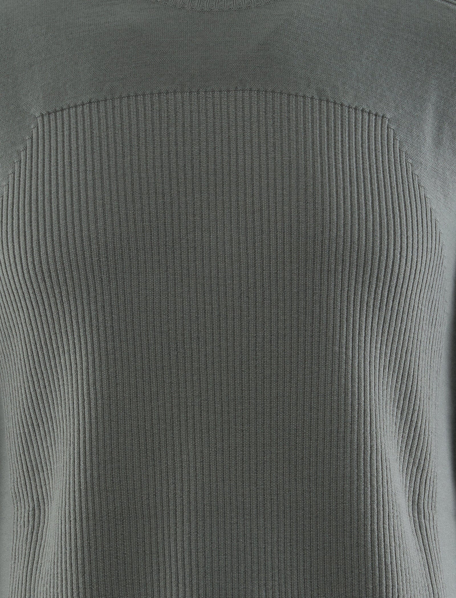 RICK OWENS MAINLINE WASHED GEO KNIT SWEATER