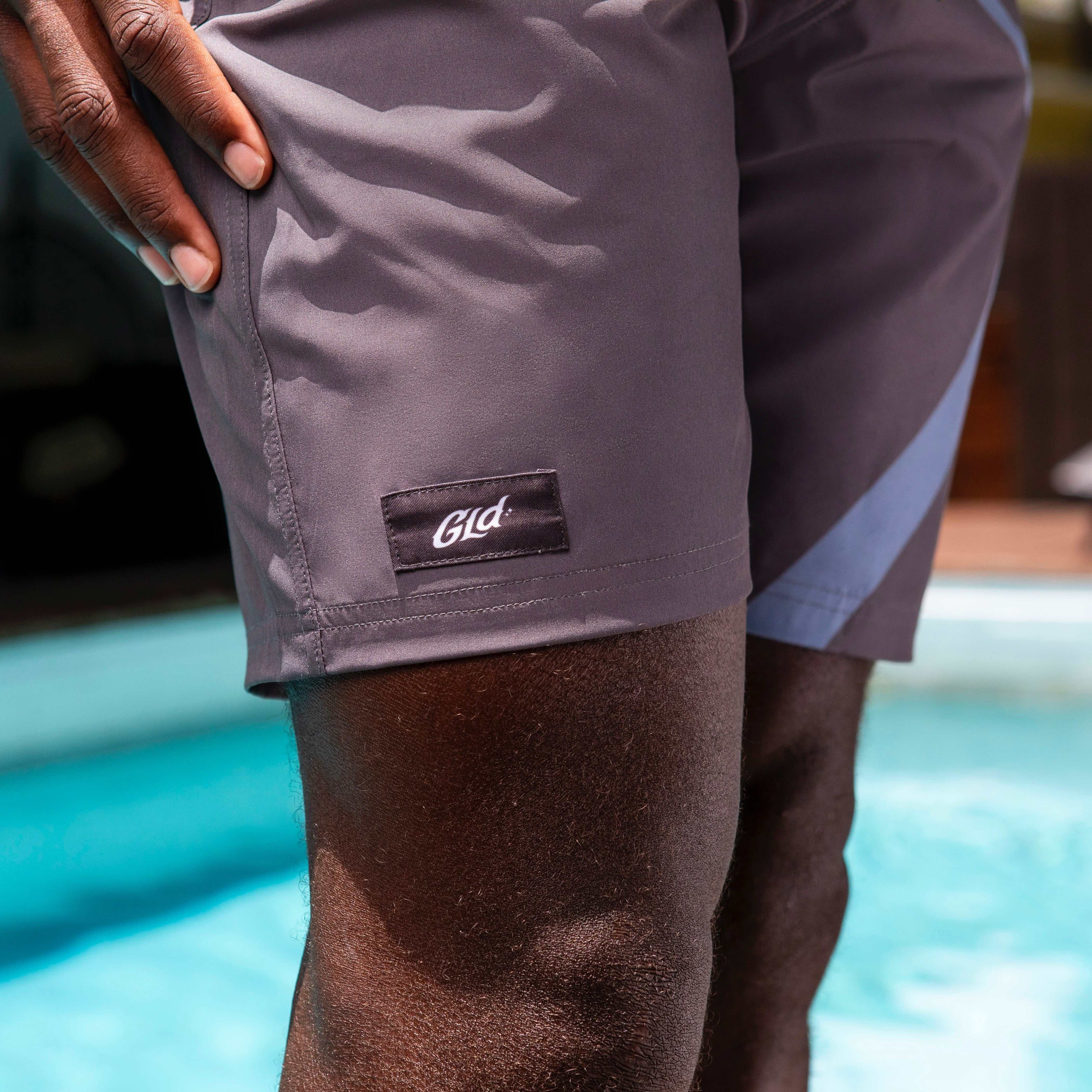 GLD PROMO Grey Summer Board Shorts
