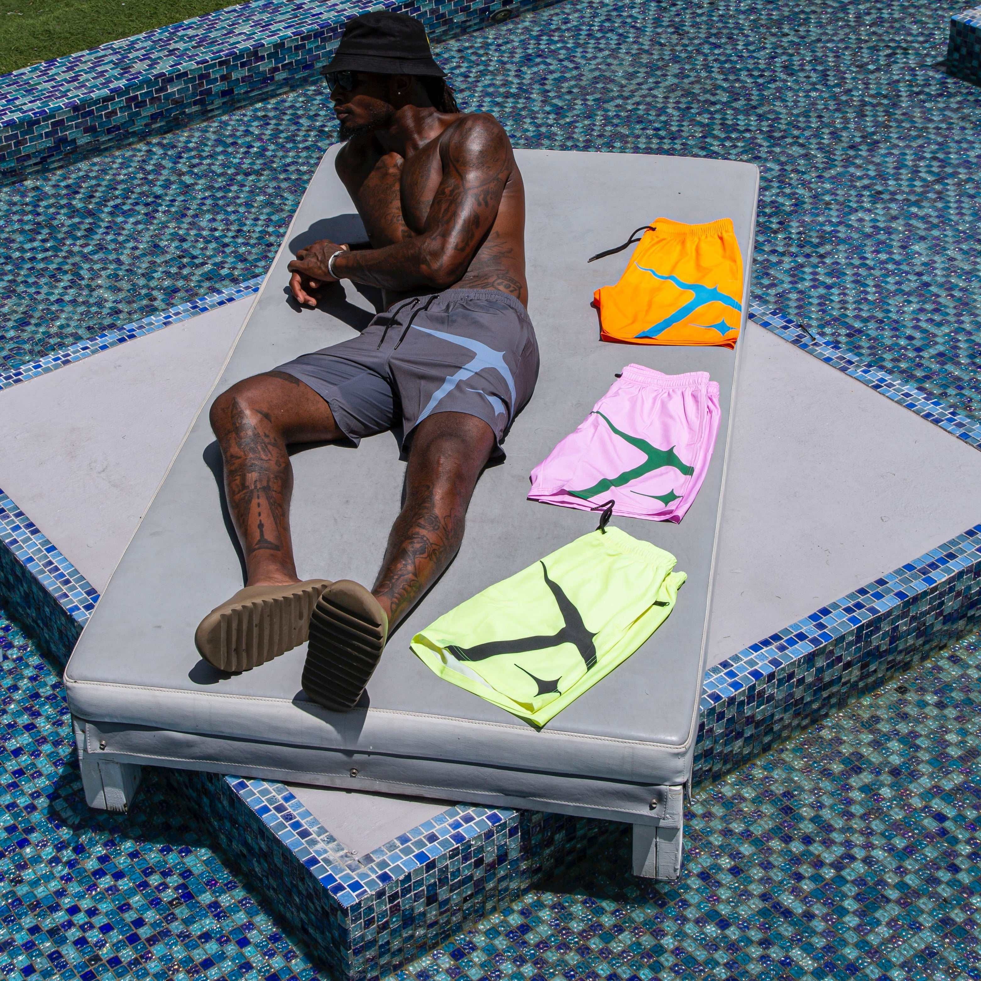 GLD PROMO Grey Summer Board Shorts