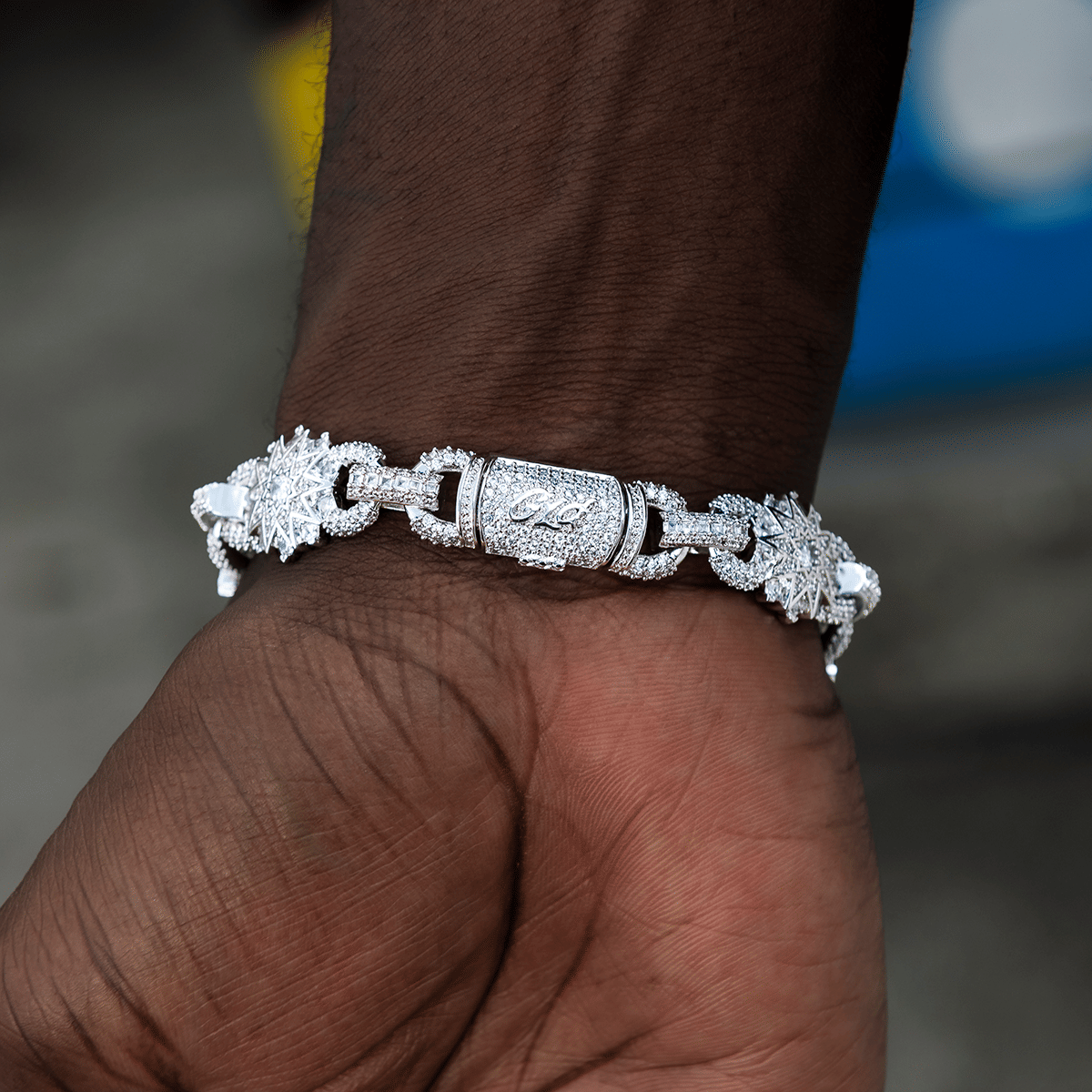 GLD PROMO Star Mariner Bracelet in White Gold- 16mm