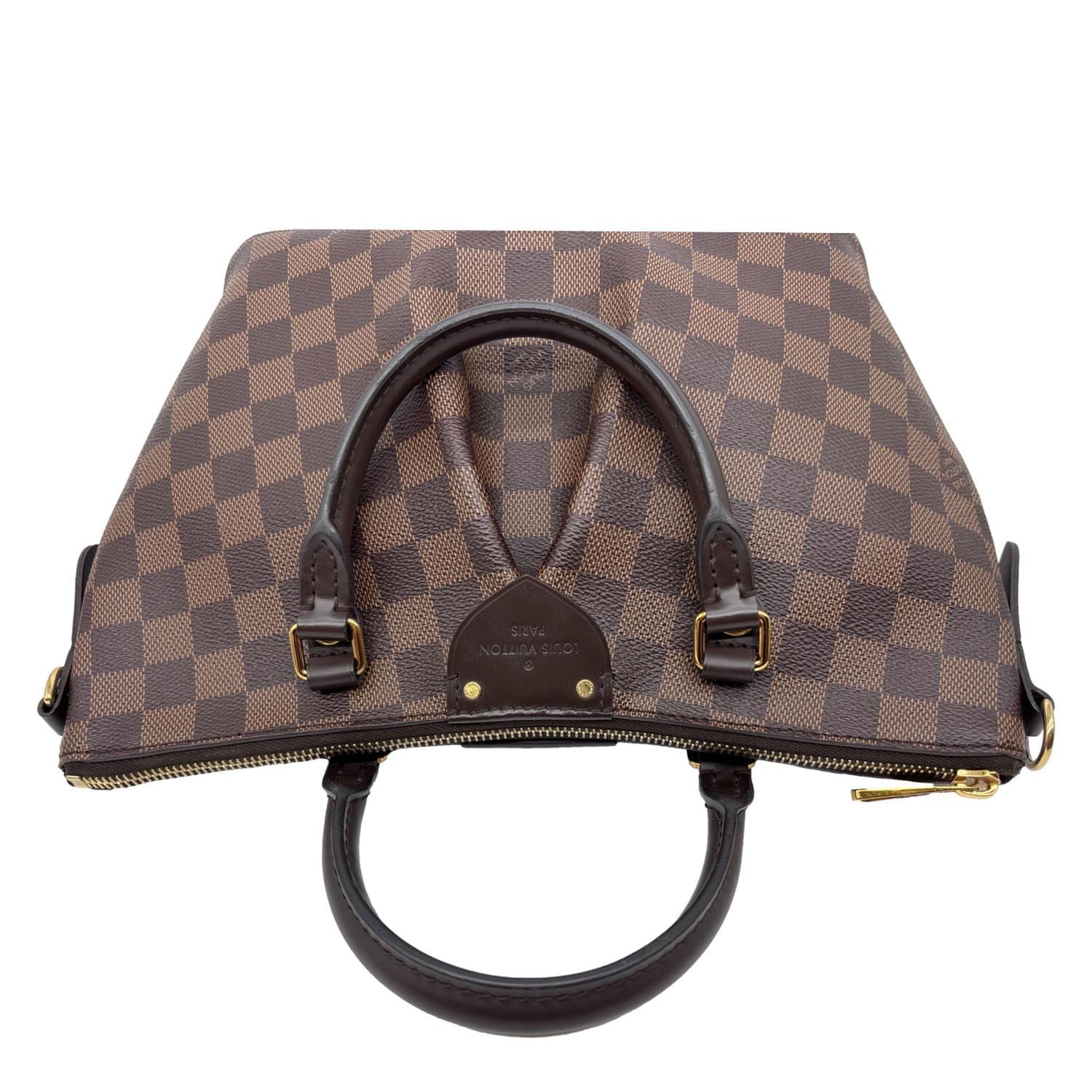 LOUIS VUITTON Siena PM Damier Ebene Shoulder Bag Brown