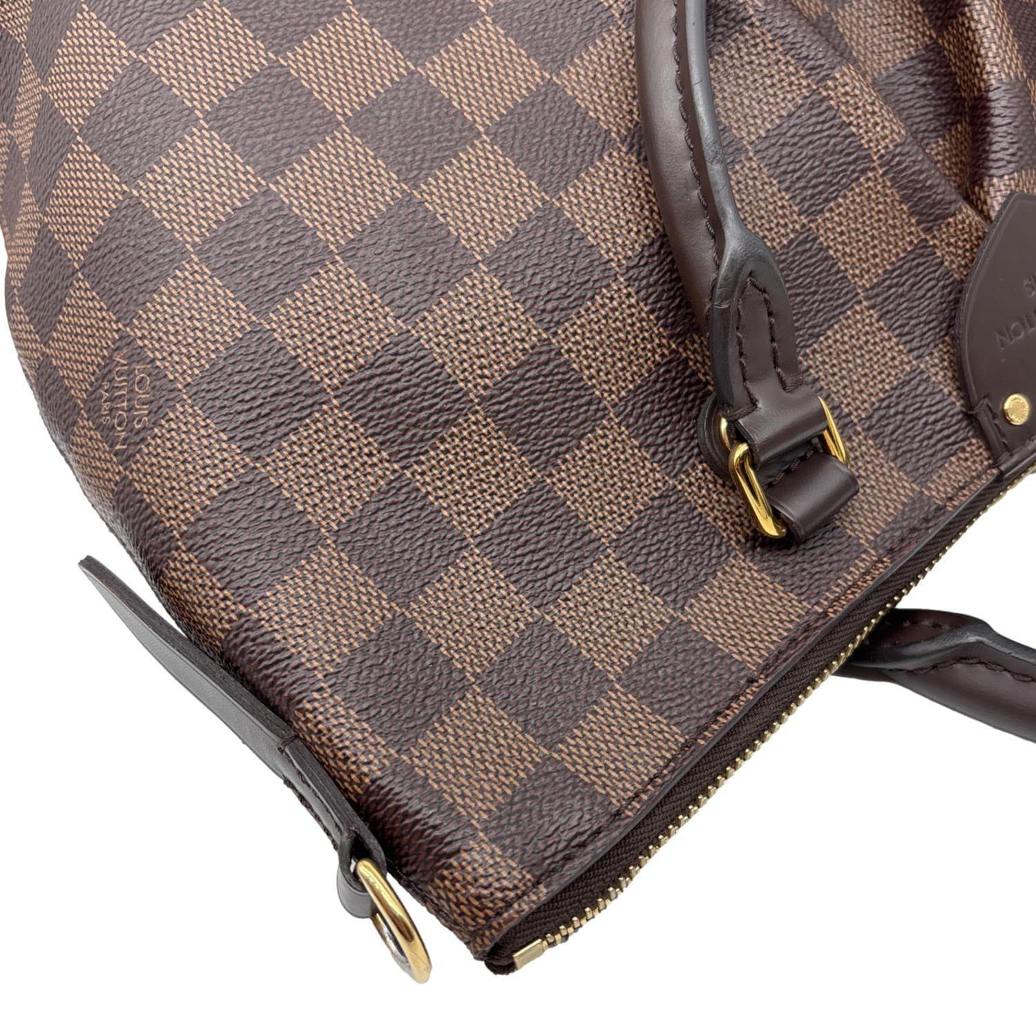LOUIS VUITTON Siena PM Damier Ebene Shoulder Bag Brown