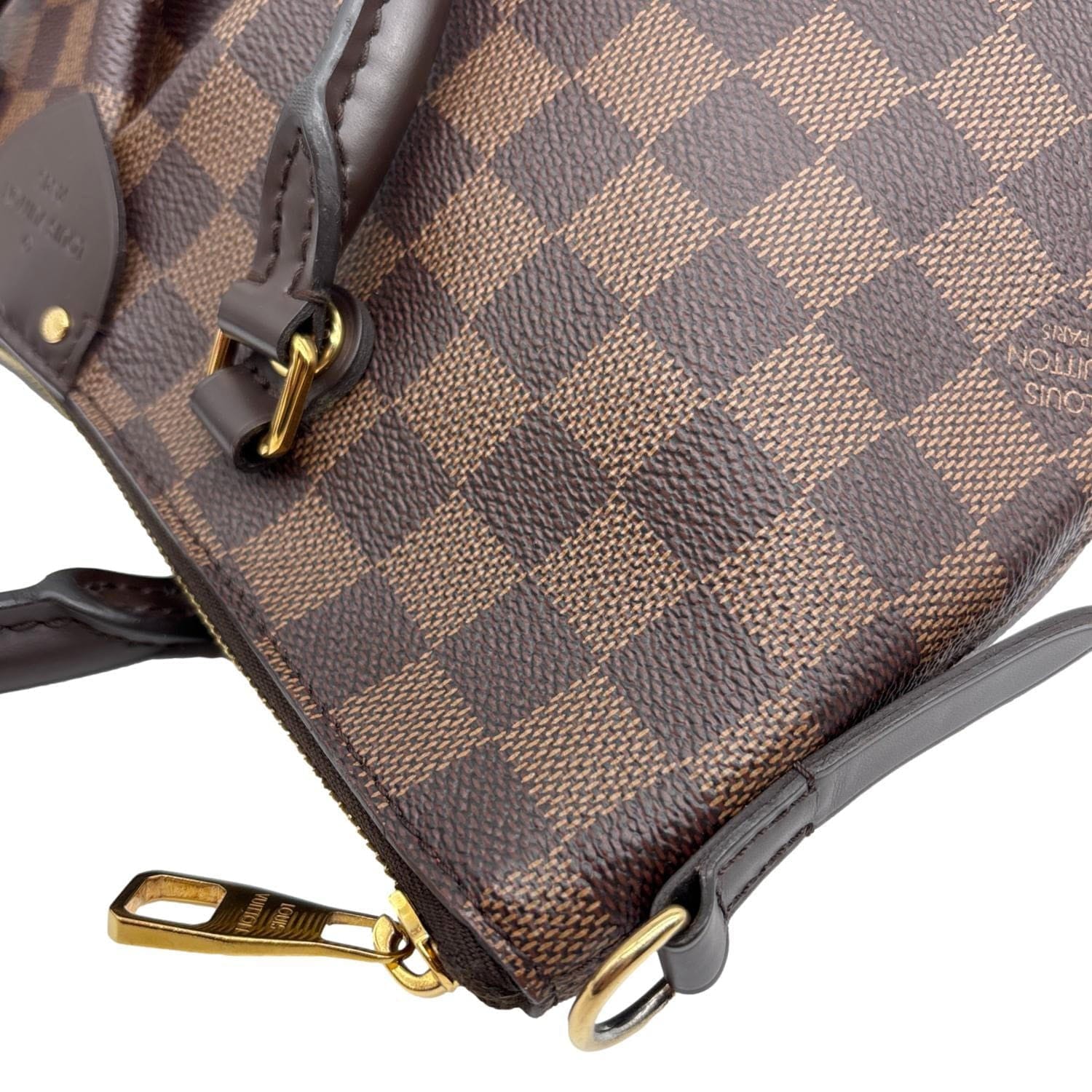 LOUIS VUITTON Siena PM Damier Ebene Shoulder Bag Brown
