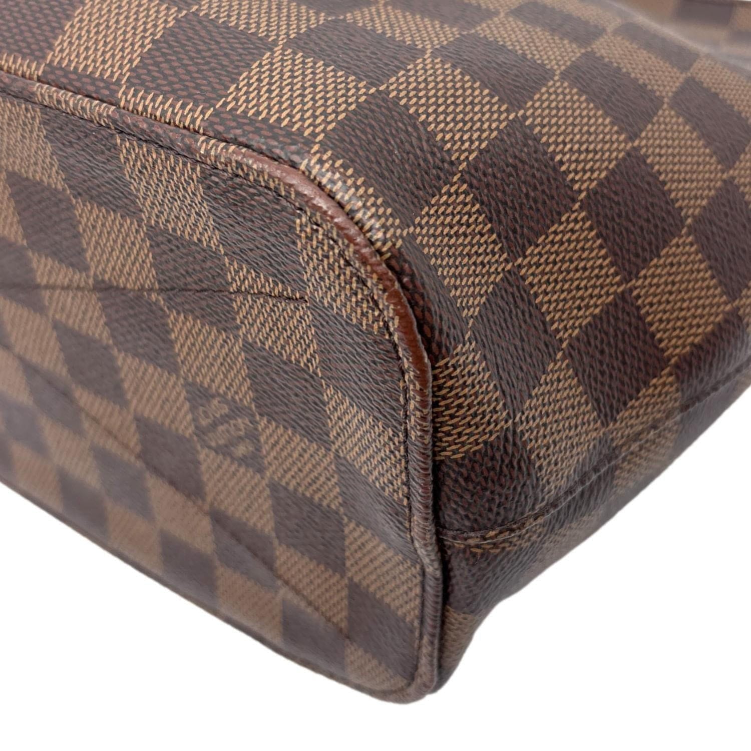 LOUIS VUITTON Siena PM Damier Ebene Shoulder Bag Brown