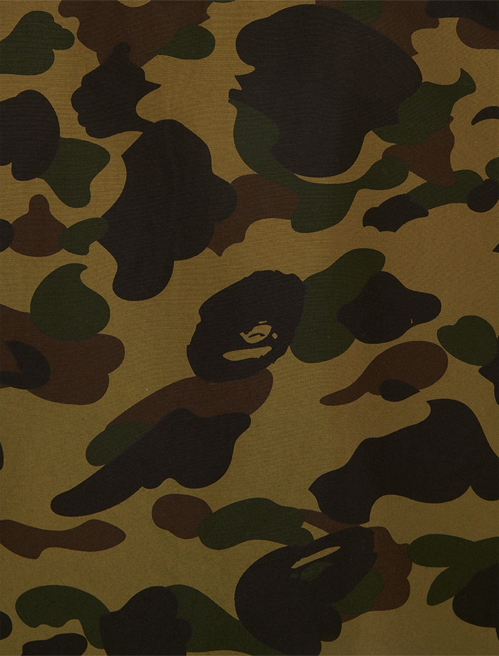 BAPE CAMO BASEBALL SHIRT