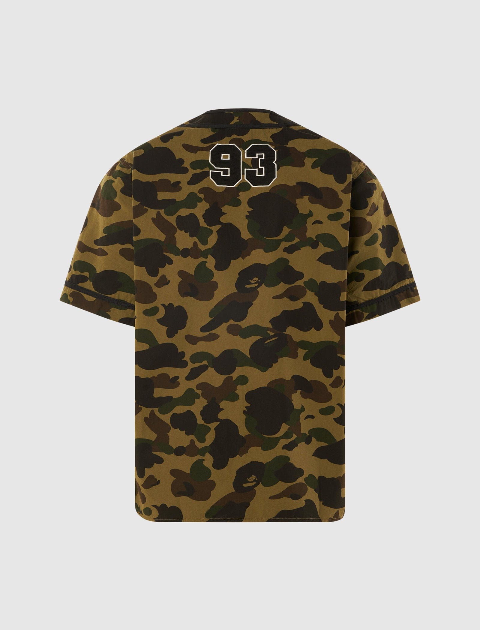 BAPE CAMO BASEBALL SHIRT