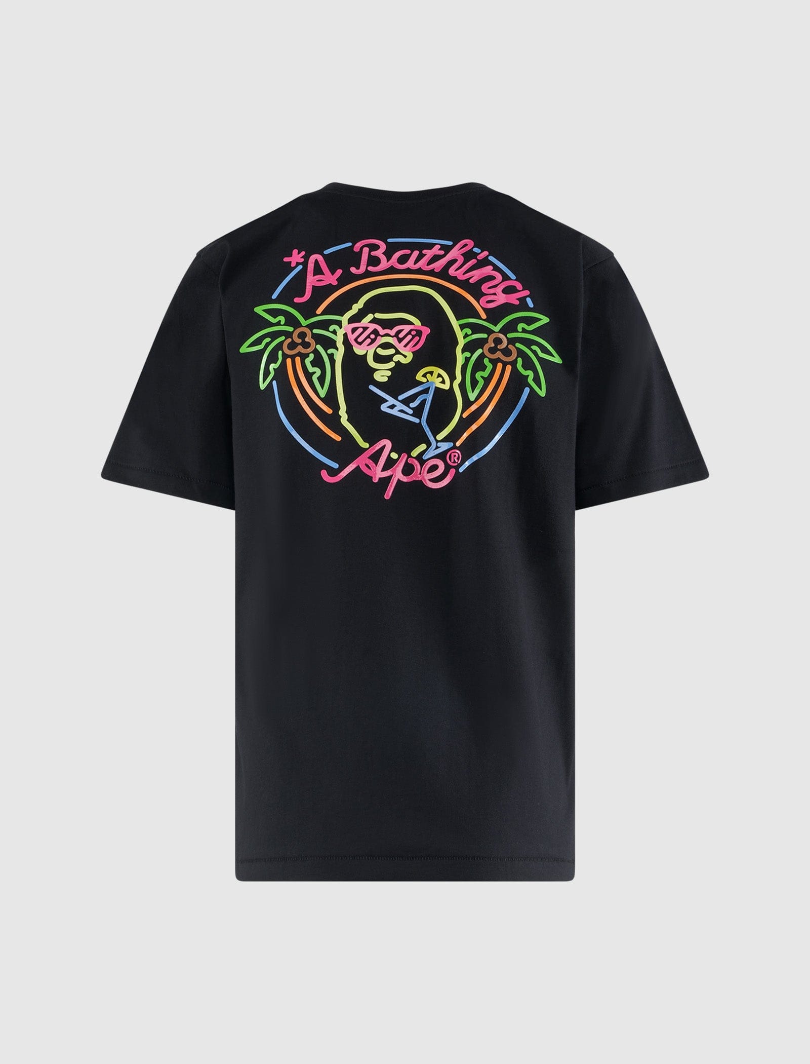 BAPE WOMEN'S NEON APE HEAD TEE