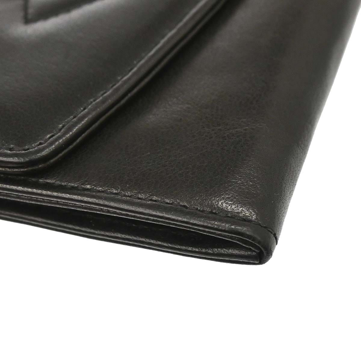 Chanel 1994-1996 Black Lambskin Wallet