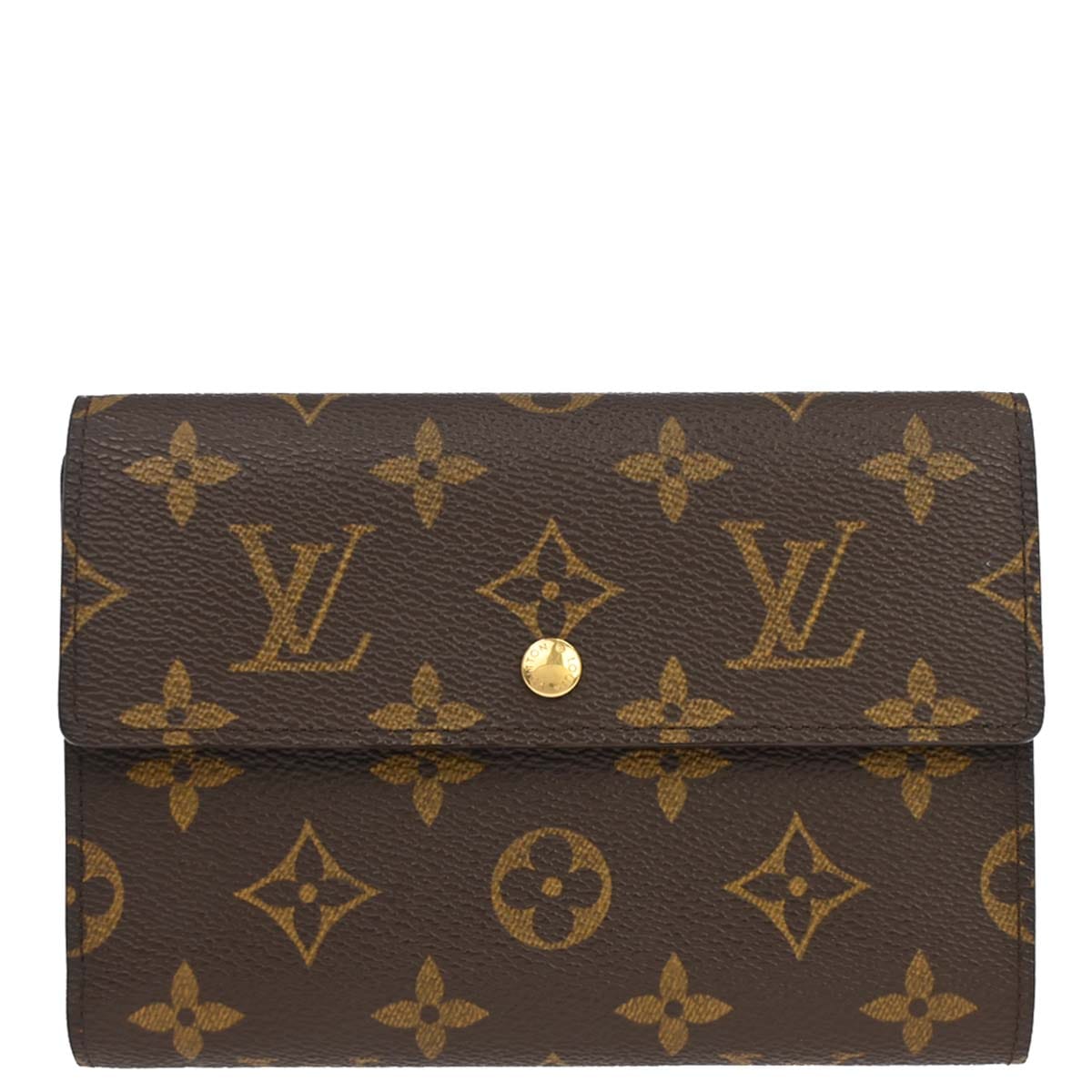 Louis Vuitton Monogram Porte Tresor Etui Papier Wallet M61202