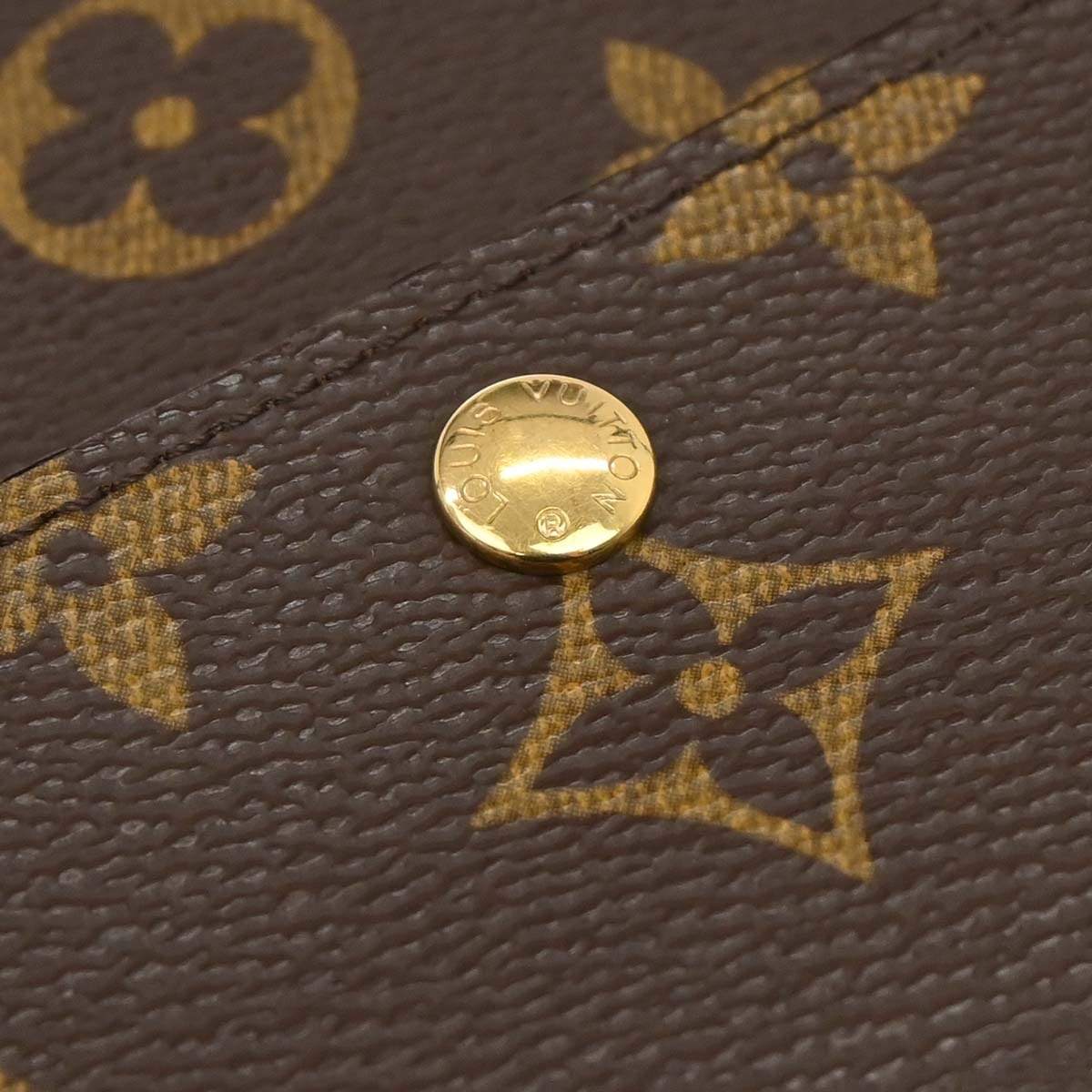 Louis Vuitton Monogram Porte Tresor Etui Papier Wallet M61202
