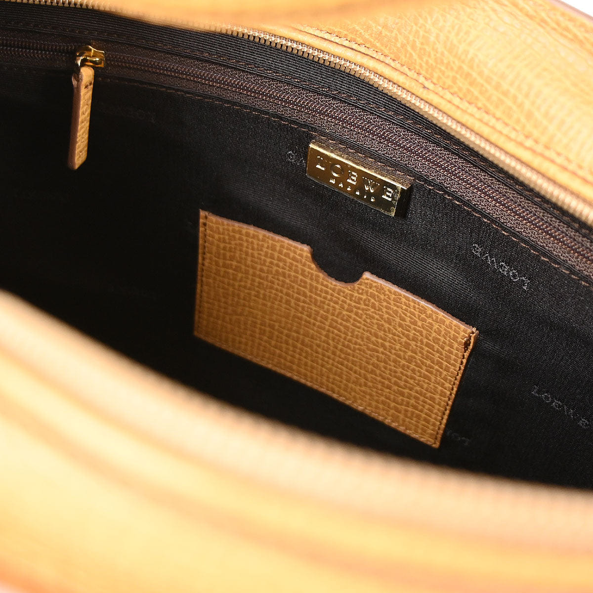Loewe Beige Leather 2way Shoulder Handbag